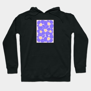 purple flowers Hoodie